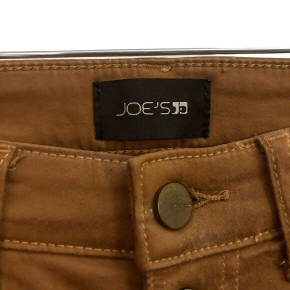 Joe’s Women’s Callie High Rise Cropped Bootcut Brown Button Fly Stretch Jeans 27 - Picture 4 of 8